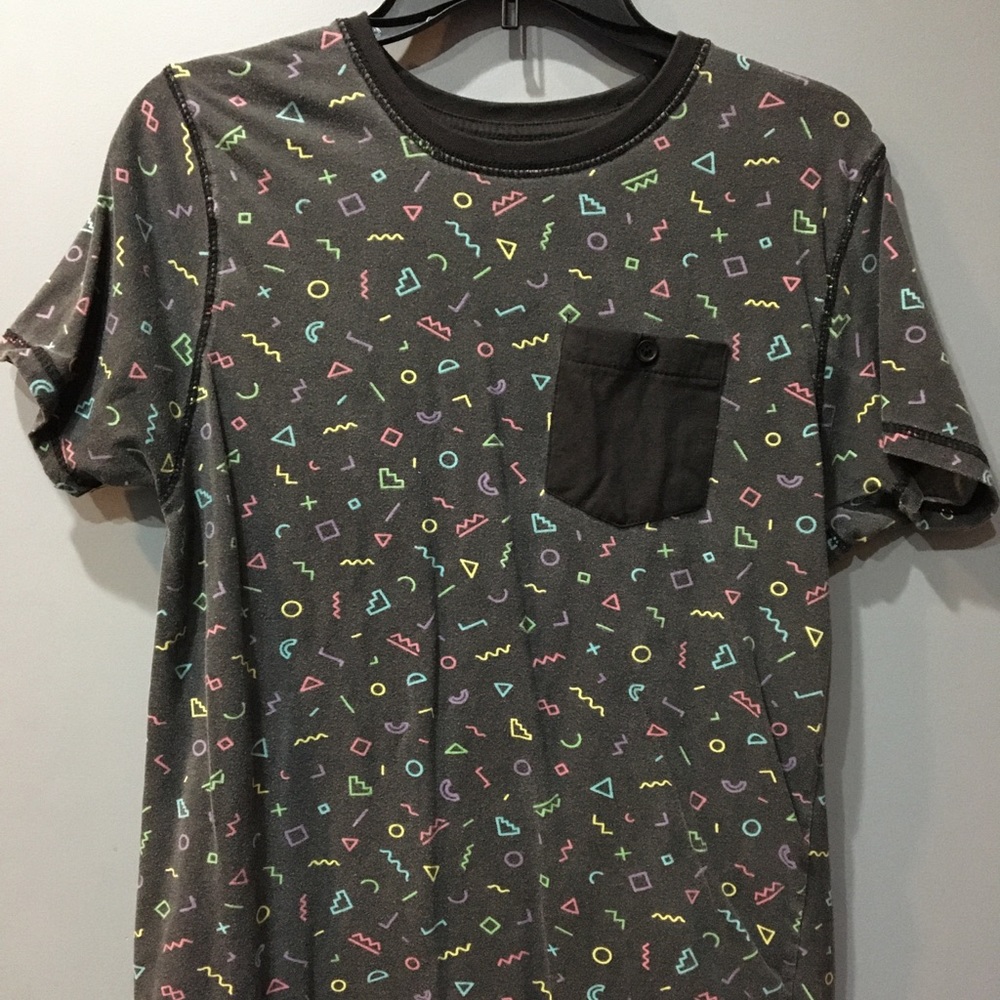 Alpha Beta small 80s print tee